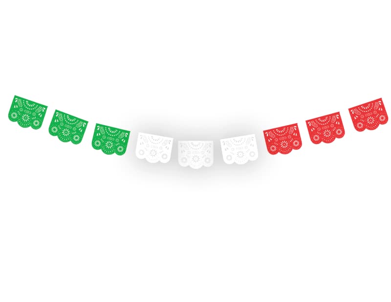 DESTELLO TRICOLOR PLASTICO PICADO MEXICANO