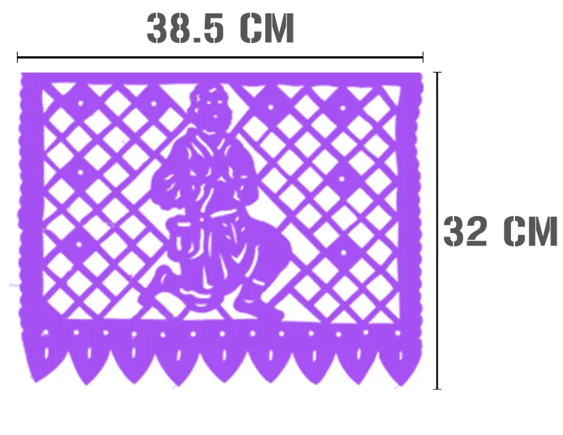 Tira Enramada San Isidro Papel Picado Plastico