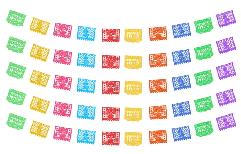 Tira Enramada San Isidro Papel Picado Plastico