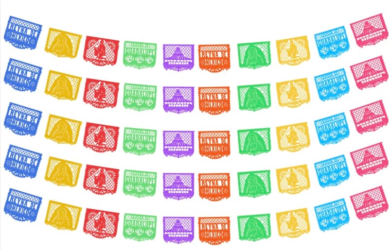 Tiras de Virgen de Guadalupe listas para envio