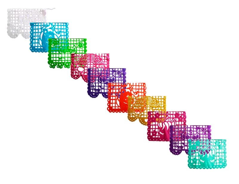 Enramada de Unicornio Papel Picado Cumpleaños Plastico Picado 