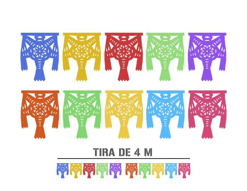 Tira de Piñata Enramada lista para colgar Guirnalda de Navidad