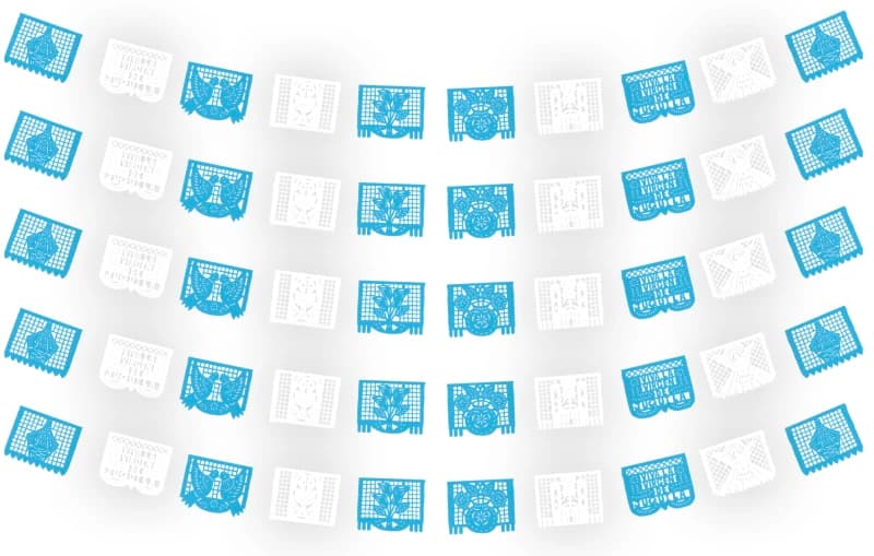 Tira Virgen de Juquila Enramada Plastico Picado
